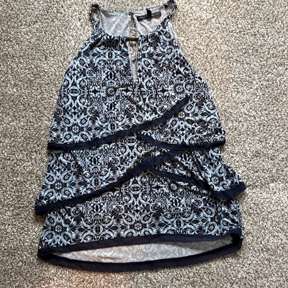 WHBM sleeveless blouse.